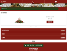Tablet Screenshot of ambrosiafloralboutique.com